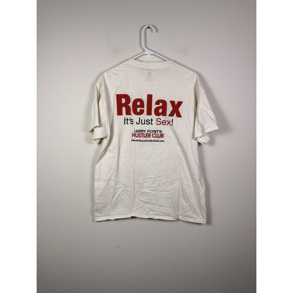 Vintage Y2K I Love Strippers T-Shirt Funny Adult Humor Mens Sz L Text Tee - Picture 5 of 5